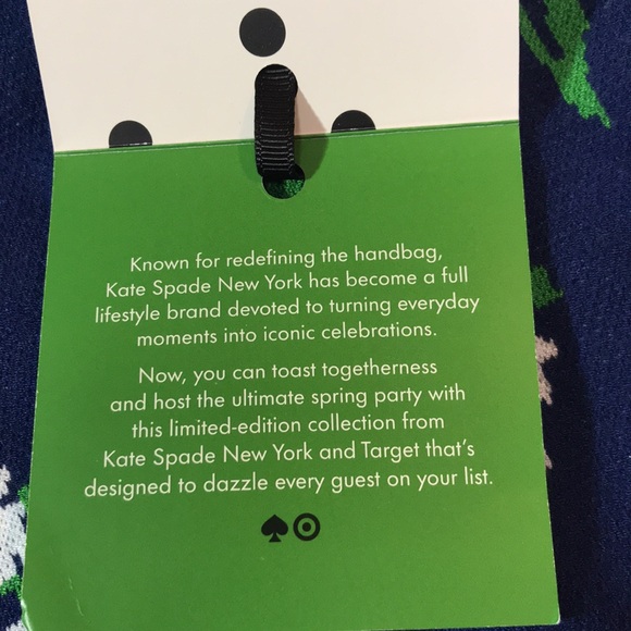 Kate Spade X Target Floral Blue Midi Skirt Pull On Soft Knit Stretch Sz L | NWT - Picture 8 of 8